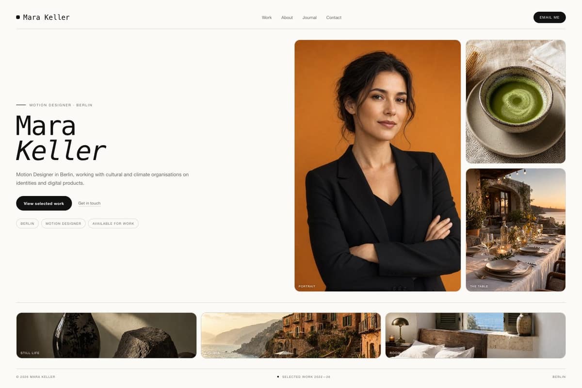 Mara Keller — full page preview