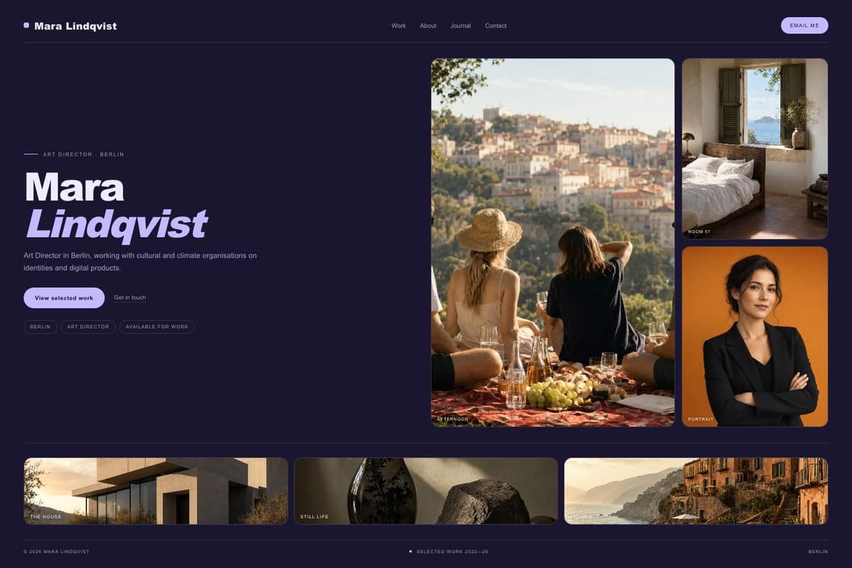 Mara Lindqvist — full page preview