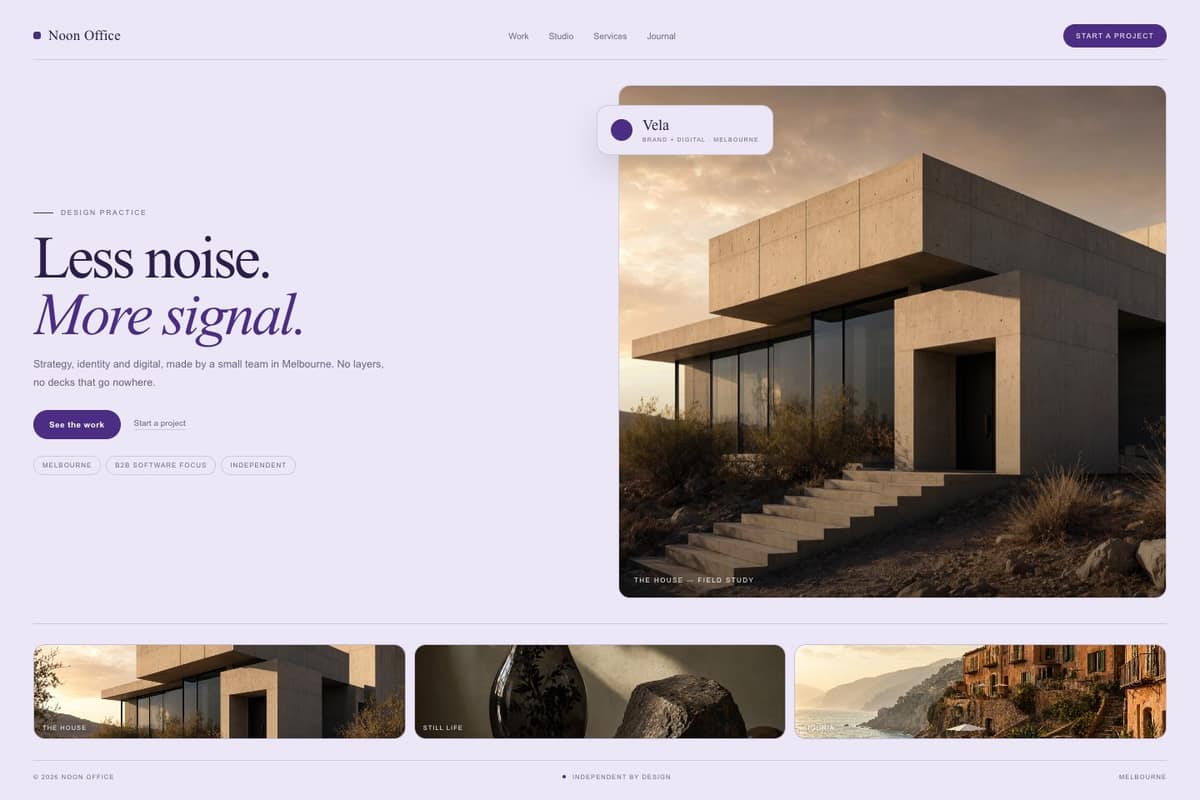 Noon Office — full page preview
