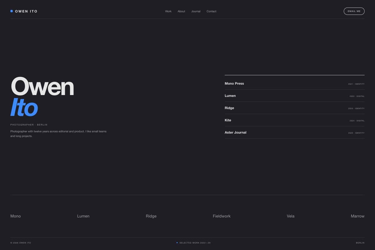Owen Ito — full page preview