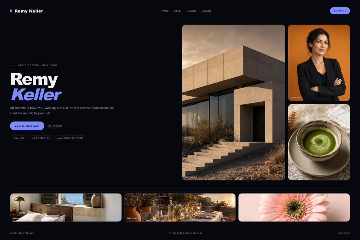 Remy Keller — full page preview