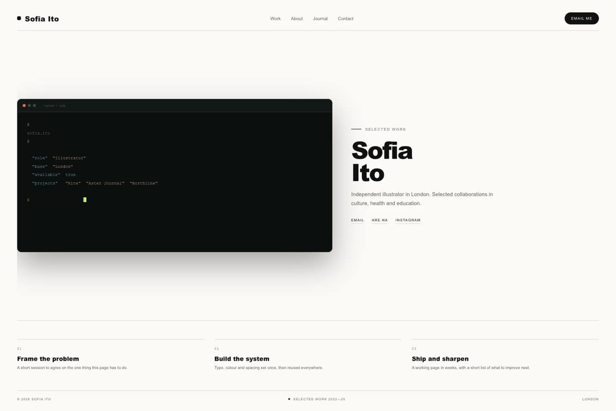Sofia Ito — full page preview