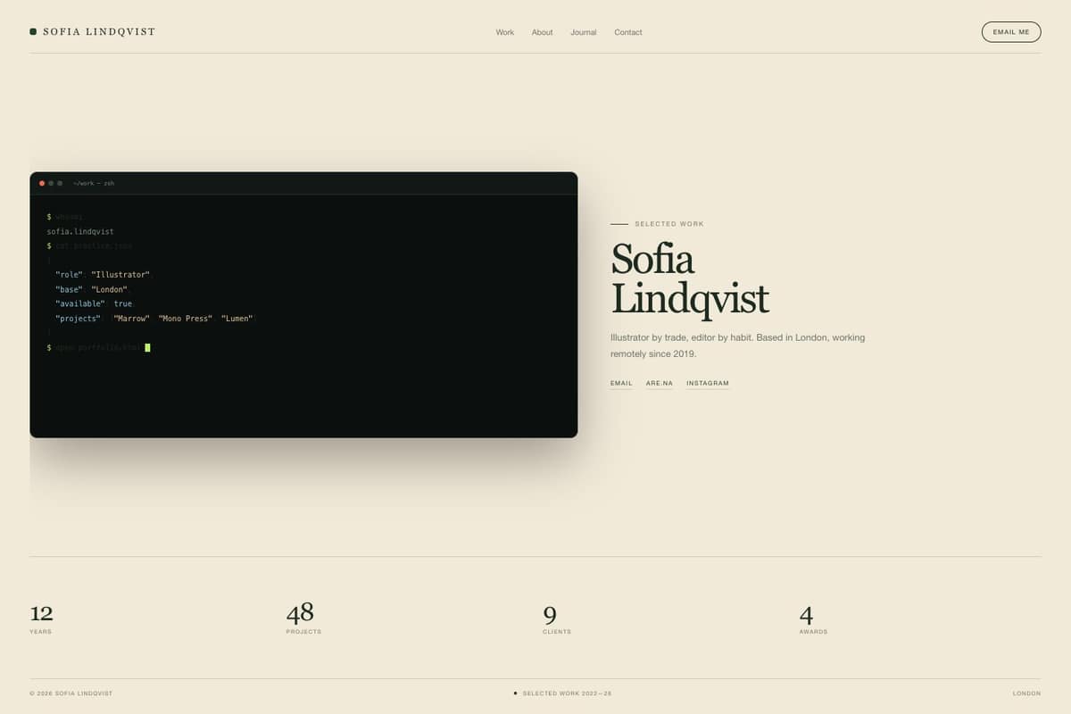 Sofia Lindqvist — full page preview
