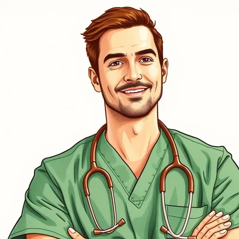 Portrait of Marcus Reed, veterinarian