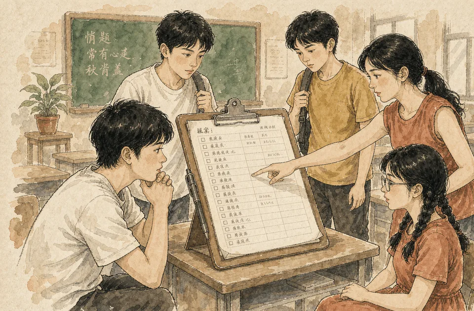 Step 4 of 12: Prove demand with a sign-up sheet. 夹板上写满名字和邮箱的报名表