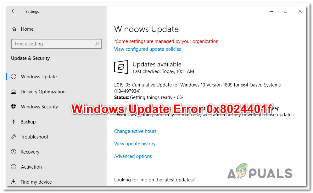 How to Fix Windows Update Error 0x8024401f? post thumbnail image